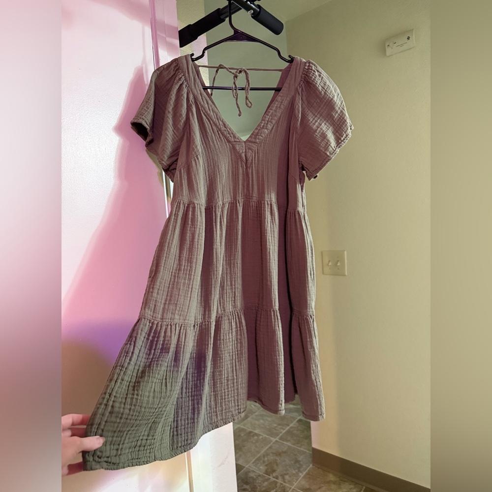 Green Tiered Dress
